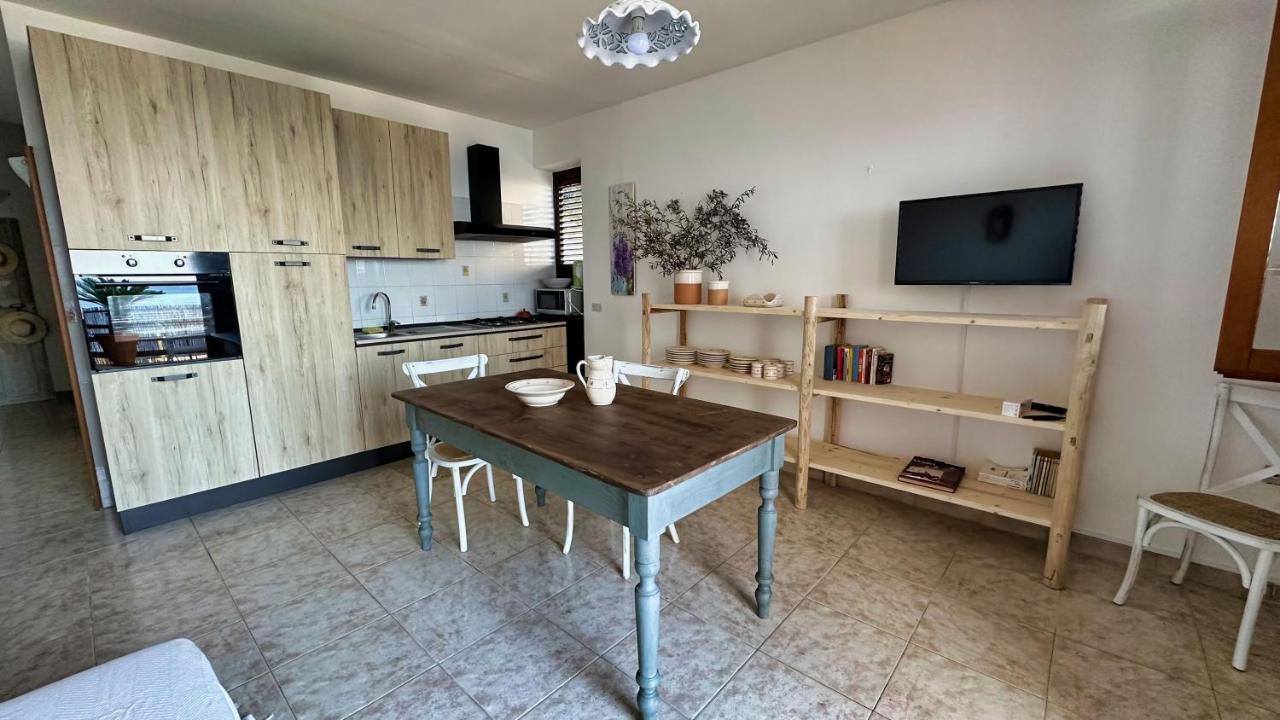 Marina Di Andrano - Alisso, Casa Vista Mare Con Parcheggio Privato E Wifi 빌라 외부 사진